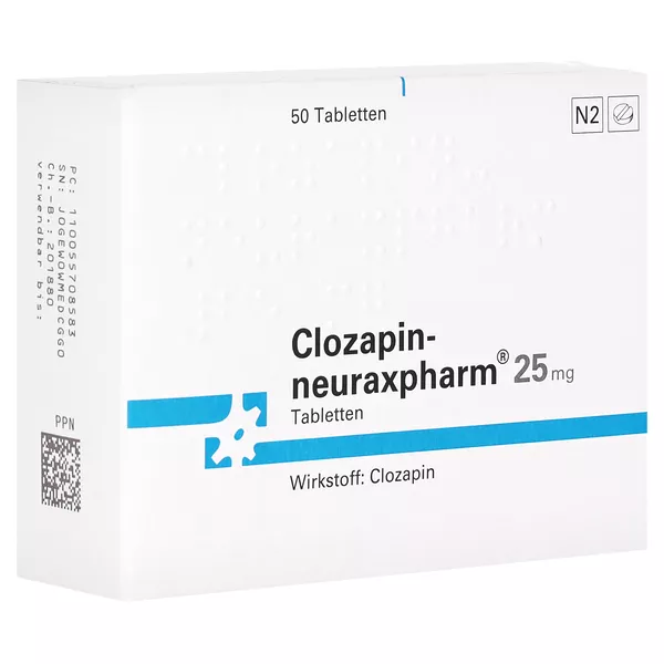 Clozapin-neuraxpharm 25 mg Tabletten 50 St