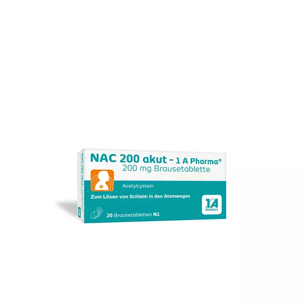 NAC 200 Akut-1 A Pharma Brausetabletten, 20 St.