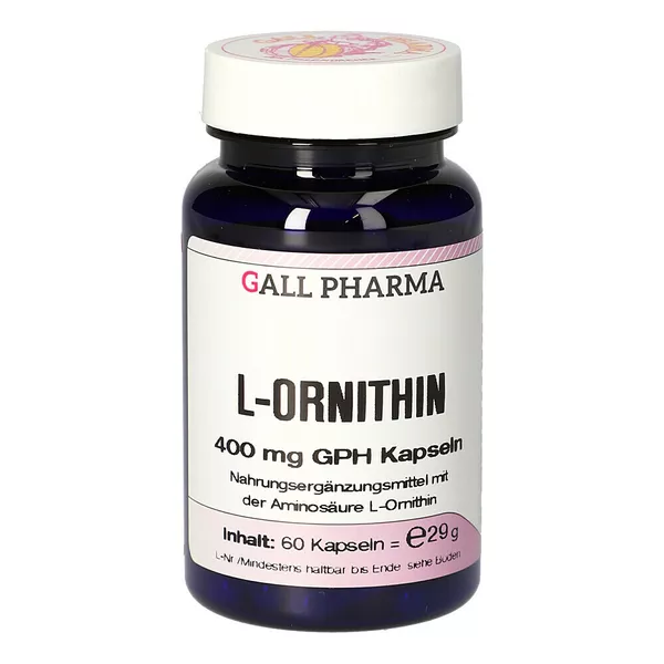 L-ornithin 400 mg Kapseln 60 St