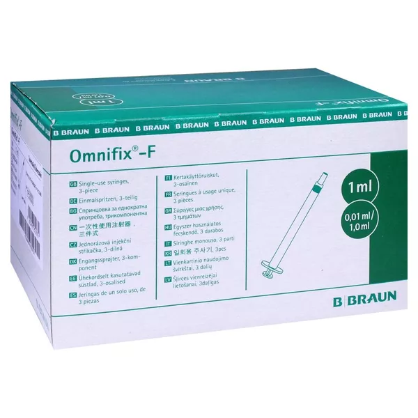 Omnifix F Solo Spritzen1 ml 100X1 ml