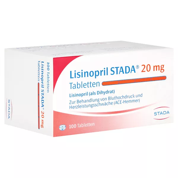 Lisinopril Stada 20 mg Tabletten 100 St