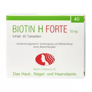 Produktabbildung: Biotin H forte 10 mg Tabletten 40 St