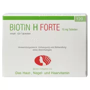 Produktabbildung: Biotin H forte 10 mg Tabletten 120 St
