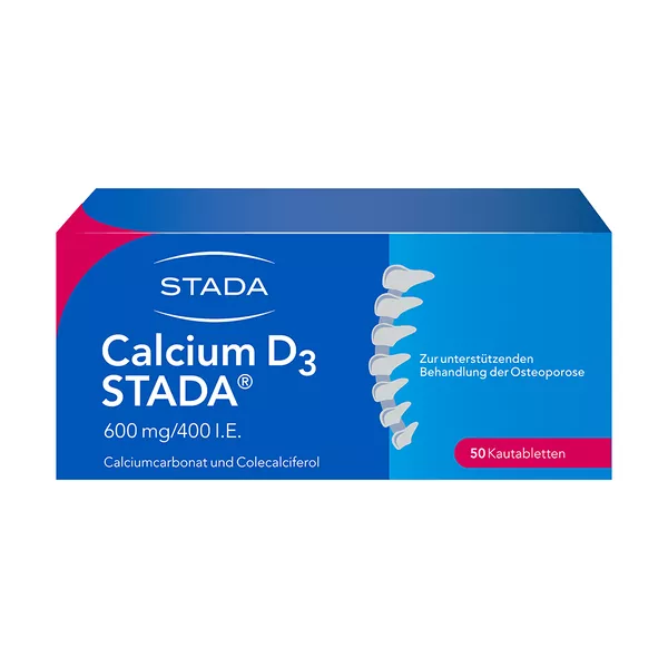 Calcium D3 STADA 600mg/400 I.E. 50 St