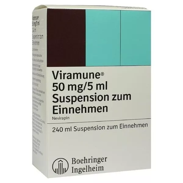 VIRAMUNE 50 mg/5 ml Suspension zum Einnehmen 240 ml