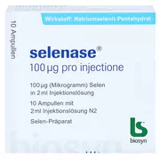 Selenase 100 µg pro injectione Ampullen 10X2 ml