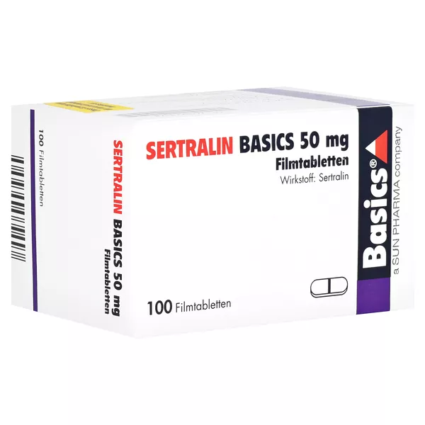 Sertralin Basics 50 mg Filmtabletten 100 St