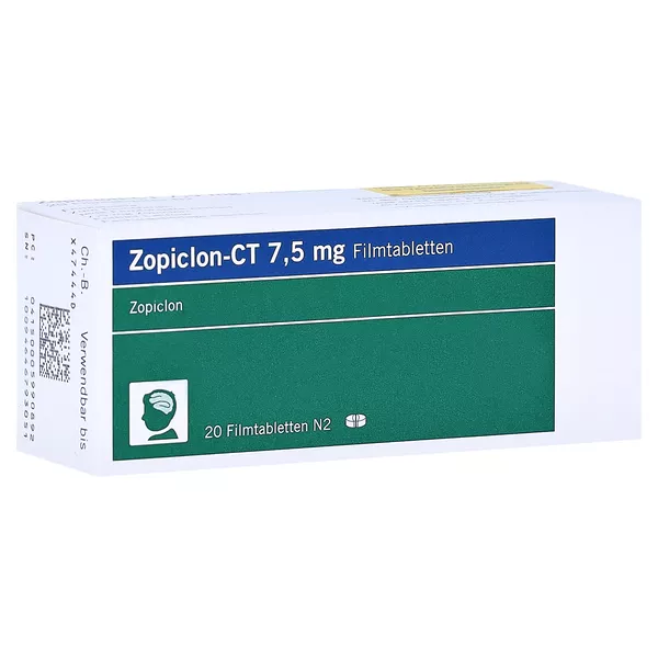 Zopiclon-ct 7,5 mg Filmtabletten, 20 St.