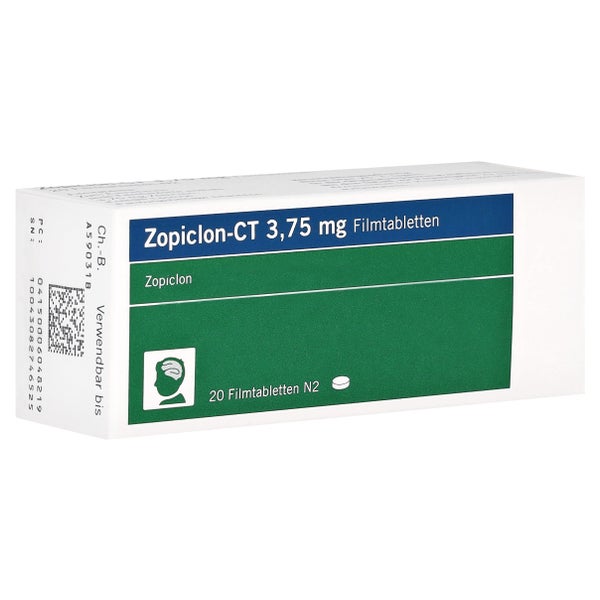 Zopiclon-ct 3,75 mg Filmtabletten 20 St