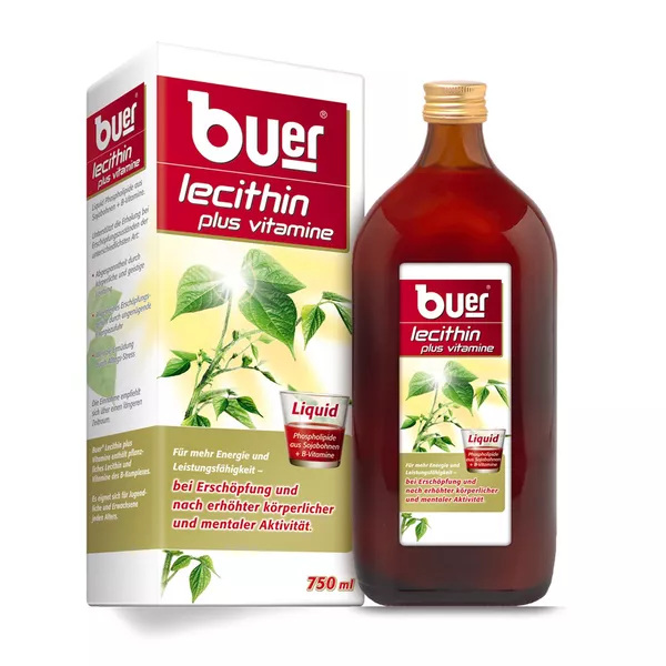 BUER Lecithin Plus Vitamine flüssig, 750 ml