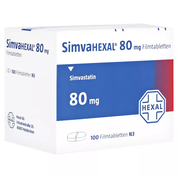 Simvahexal 80 mg Filmtabletten 100 St