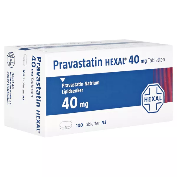 Pravastatin Hexal 40 mg Tabletten 100 St