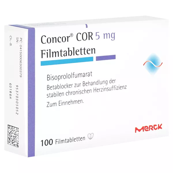 Concor COR 5 mg Filmtabletten 100 St