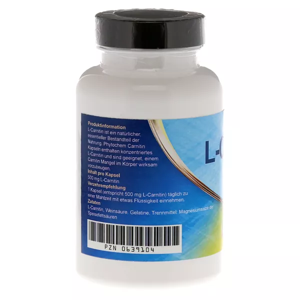 L-carnitin 500 mg Kapseln 60 St