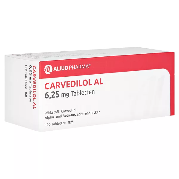 Carvedilol AL 6,25 mg Tabletten 100 St
