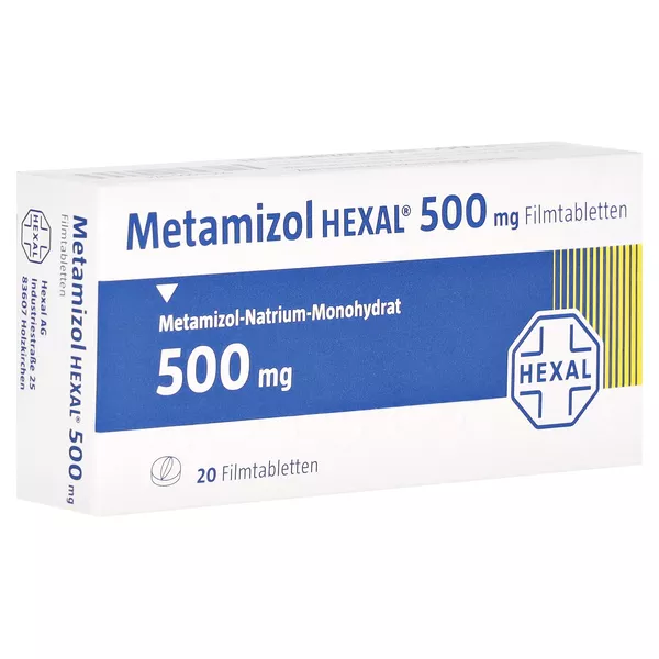 Metamizol Hexal 500 mg Filmtabletten 20 St