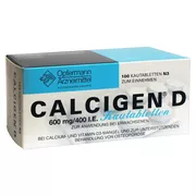 Produktabbildung: Calcigen D 600 mg/400 I.E. Kautabletten 100 St