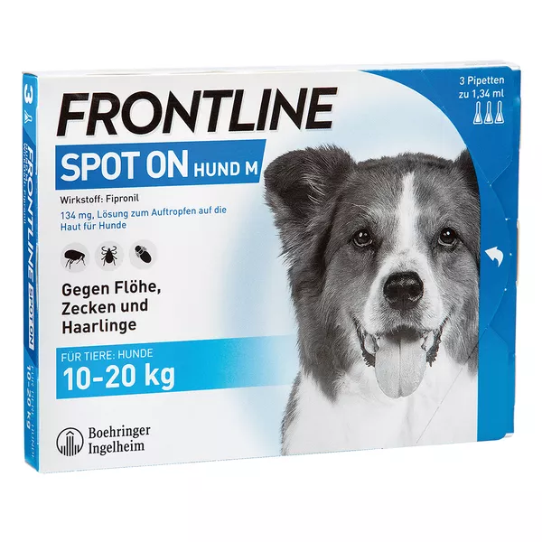 FRONTLINE SPOT-ON - Hund M 10-20 kg, 3 St.
