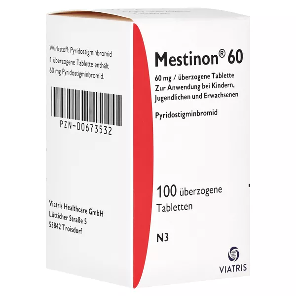Mestinon 60 mg überzogene Tabletten 100 St