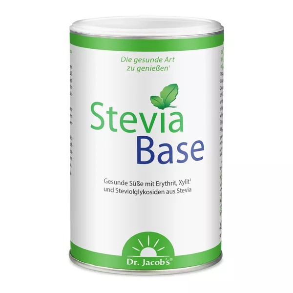 Dr. Jacob's SteviaBase Zuckerersatz Erythrit Xylit Stevia, 400 g