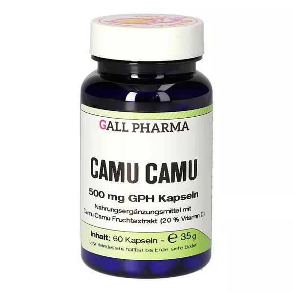 CAMU CAMU 500 mg GPH Kapseln, 60 St.