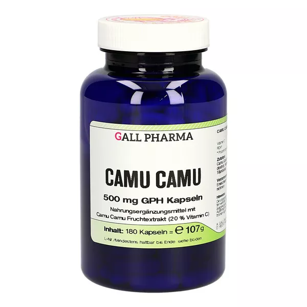 CAMU CAMU 500 mg GPH Kapseln 180 St