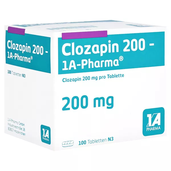 Clozapin 200-1a Pharma Tabletten 100 St