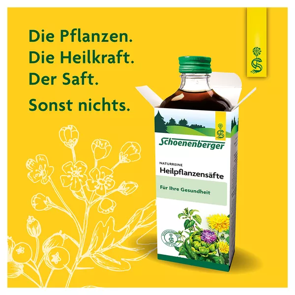 Schoenenberger naturreiner Heilpflanzensaft Artischocke, 3 x 200 ml