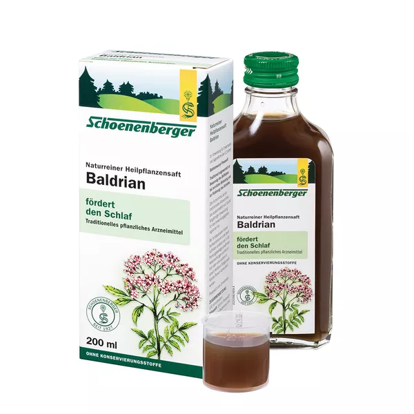 Schoenenberger Naturreiner Heilpflanzensaft Baldrian 200 ml
