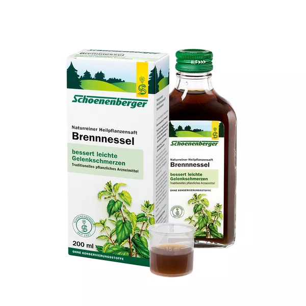 Schoenenberger Naturreiner Heilpflanzensaft Brennnessel 200 ml