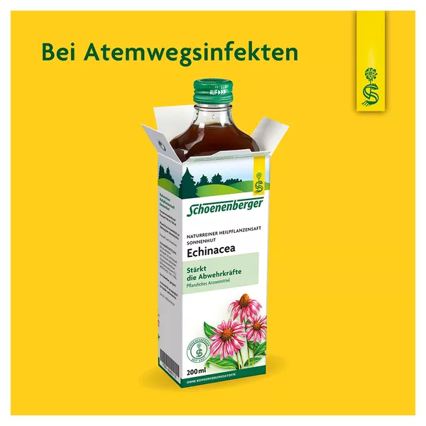Schoenenberger Naturreiner Heilpflanzensaft Echinacea 200 ml