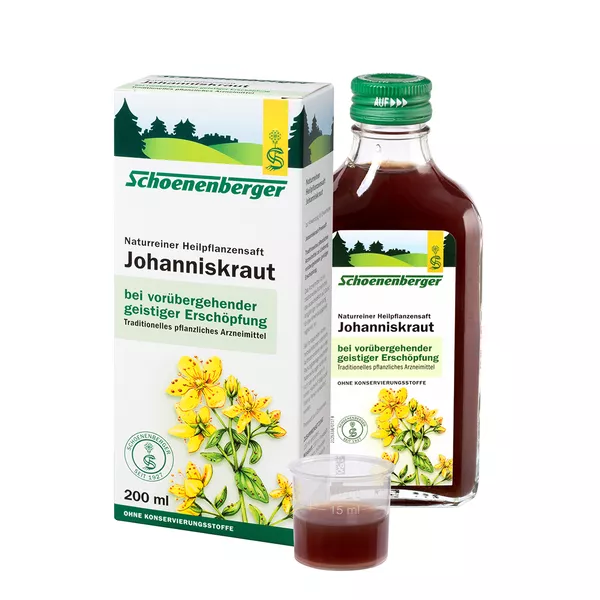 Schoenenberger Naturreiner Heilpflanzensaft Johanniskraut 200 ml