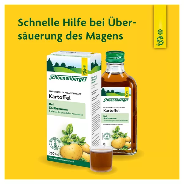 Schoenenberger Naturreiner Heilpflanzensaft Kartoffel, 200 ml