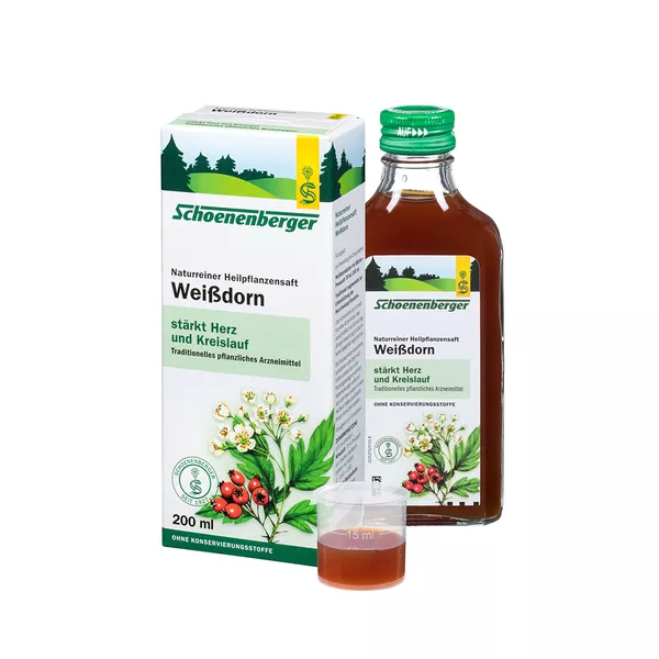 Schoenenberger Heilpflanzensaft Weißdorn, 200 ml
