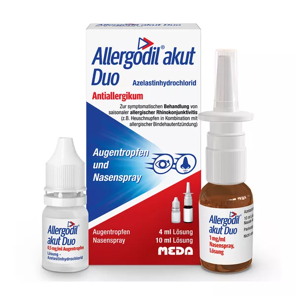 Allergodil Akut Duo Kombipackung  bei Allergien 1 St