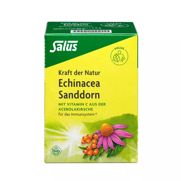 Echinacea Sanddorn Tee Kraft der Natur S 15 St