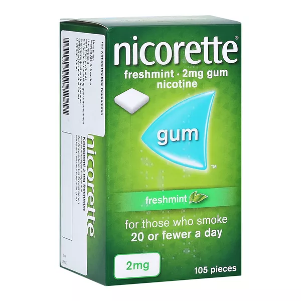 Nicorette 2 mg freshmint Kaugummi (Reimport)