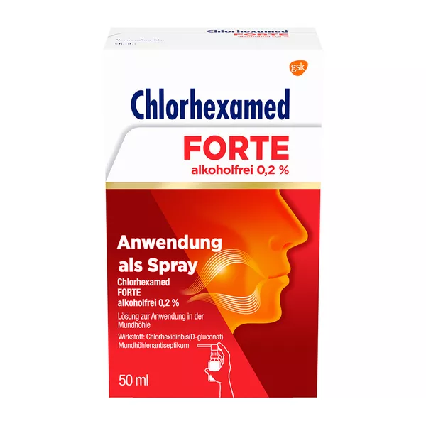 Chlorhexamed FORTE alkoholfrei 0,2 %, 50 ml