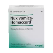 Produktabbildung: NUX Vomica Homaccord Ampullen 10 St