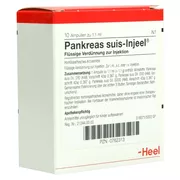 Produktabbildung: Pankreas SUIS Injeel Ampullen 10 St