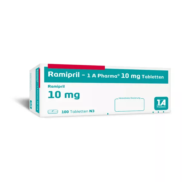 Ramipril-1a Pharma 10 mg Tabletten 100 St