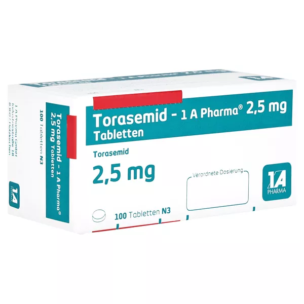 Torasemid-1a Pharma 2,5 mg Tabletten 100 St