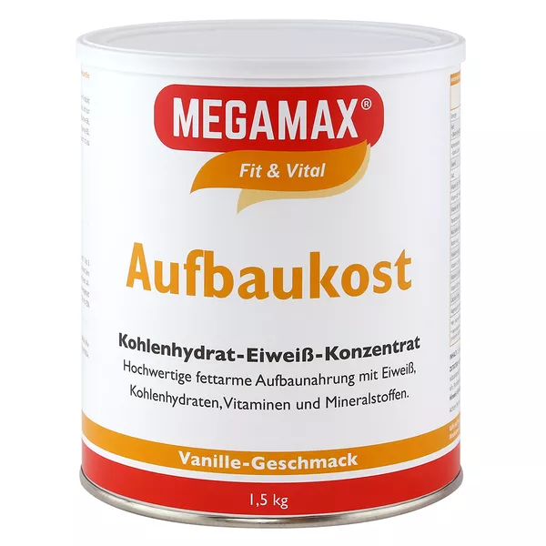 MEGAMAX AUFBAUKOST VANILLE 1,5 kg