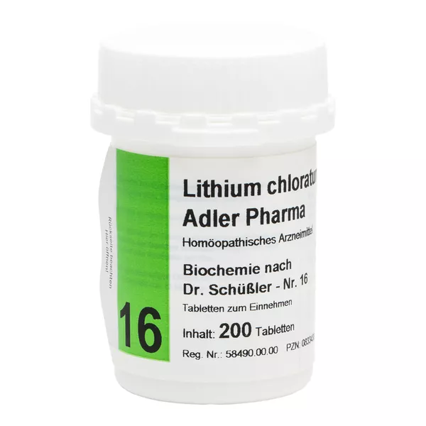 Biochemie Adler 16 Lithium chloratum D 1 200 St