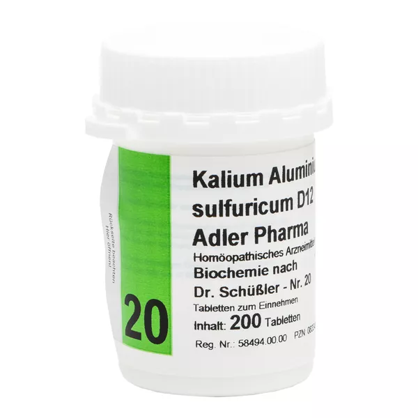Biochemie Adler 20 Kalium aluminium sulf 200 St