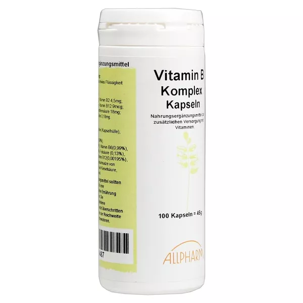 Vitamin B Komplex Kapseln 100 St