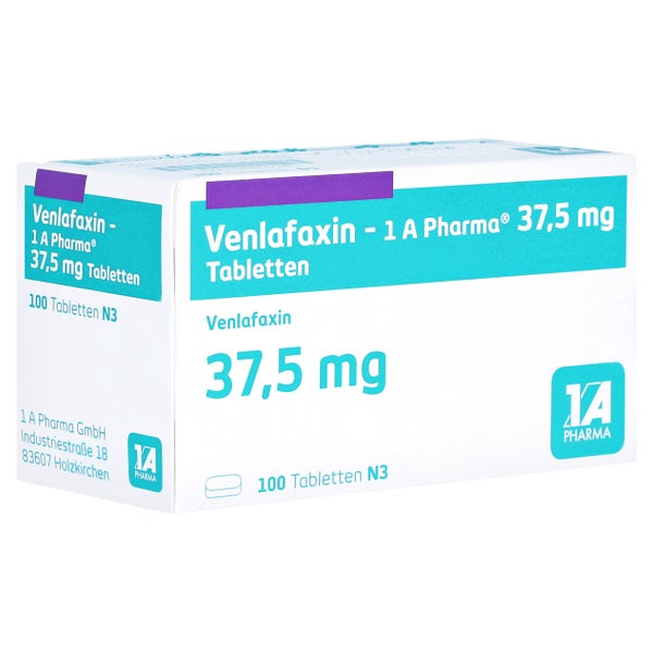 Venlafaxin-1a Pharma 37,5 mg Tabletten 100 St
