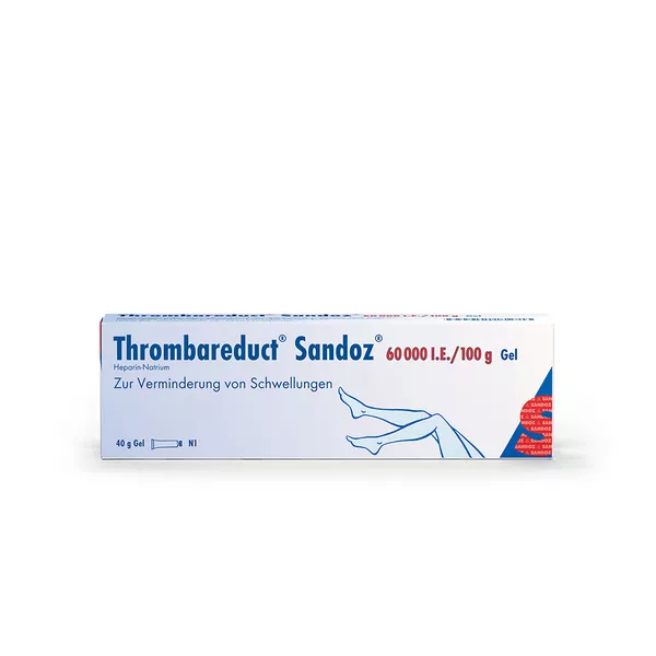 Thrombareduct Sandoz 60.000 I.E. Gel 40 g