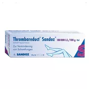 Produktabbildung: Thrombareduct Sandoz 180.000 I.E. Gel 100 g