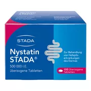 Nystatin STADA 500.000 I.E. überzogene Tabletten bei Pilzerkrankungen 100 St